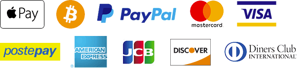 apple pay, paypal, credit cards logo