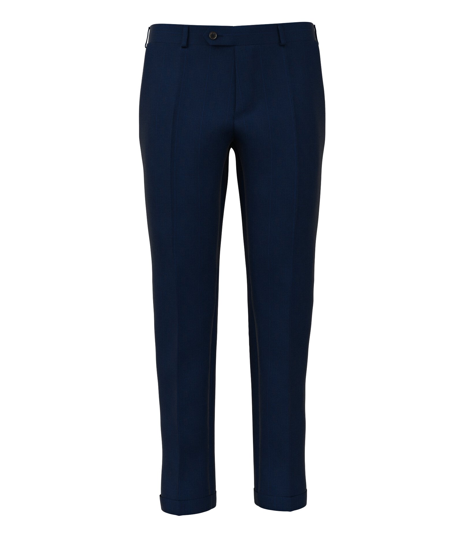 Image of Pantaloni da uomo su misura, Reda, Icon Blu Principe di Galles, Quattro Stagioni | Lanieri