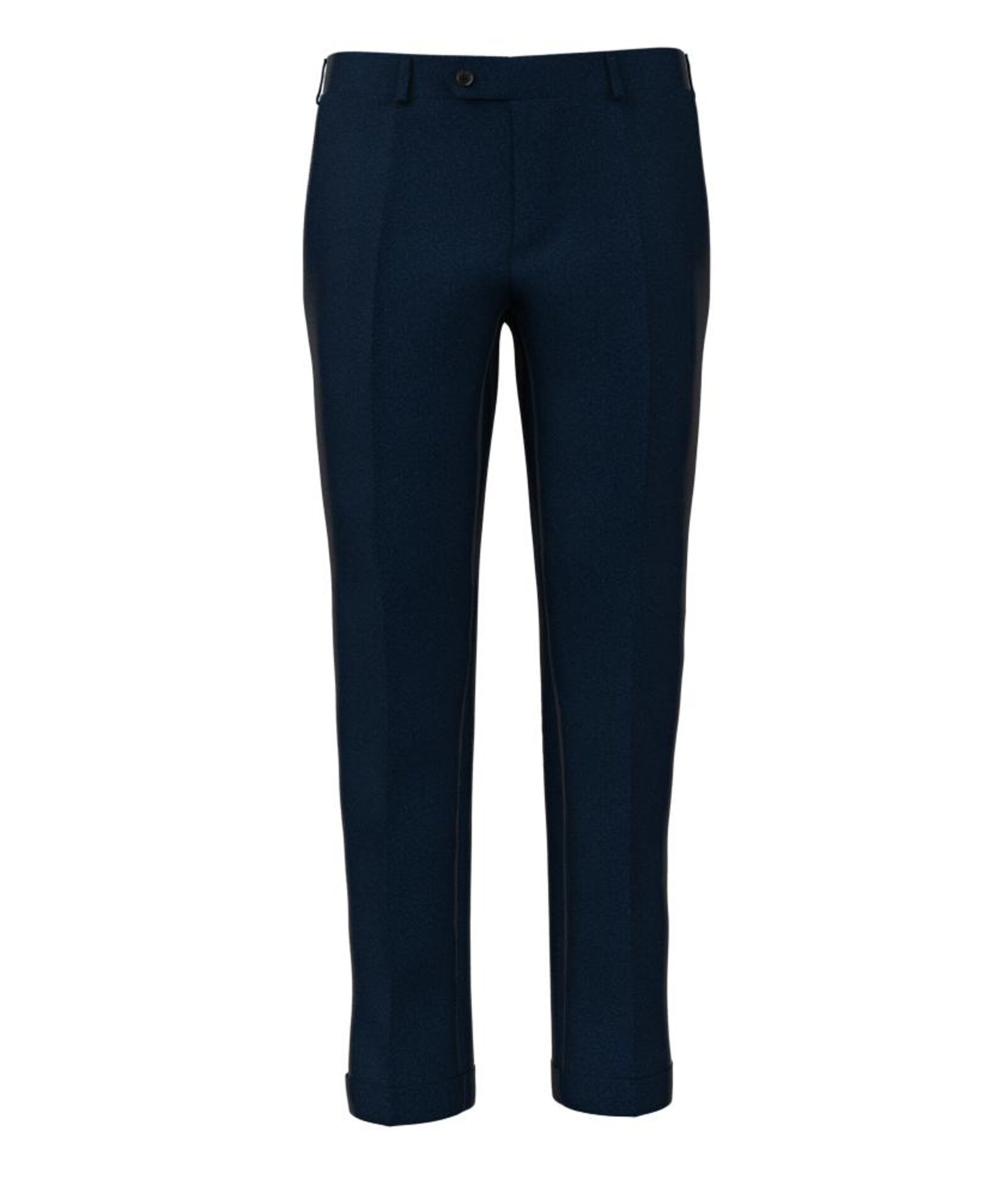 Image of Pantaloni da uomo su misura, Vitale Barberis Canonico, Blu Flanella Cardata, Autunno Inverno | Lanieri