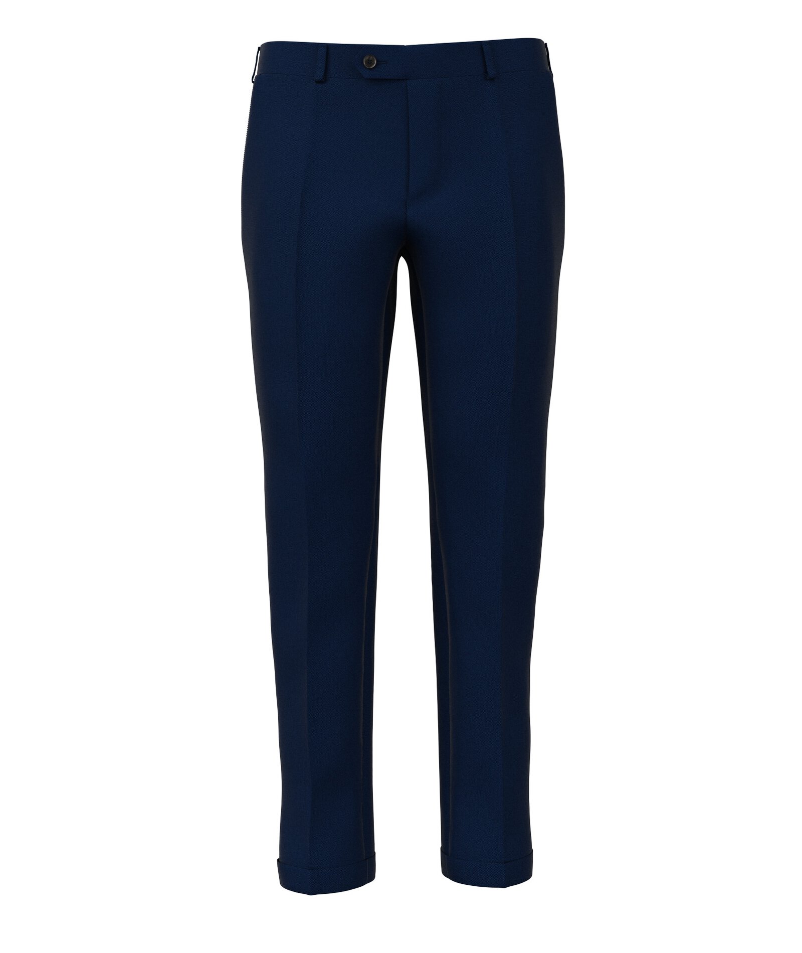 Image of Pantaloni da uomo su misura, Reda, Icon Blu Occhio di Pernice, Quattro Stagioni | Lanieri