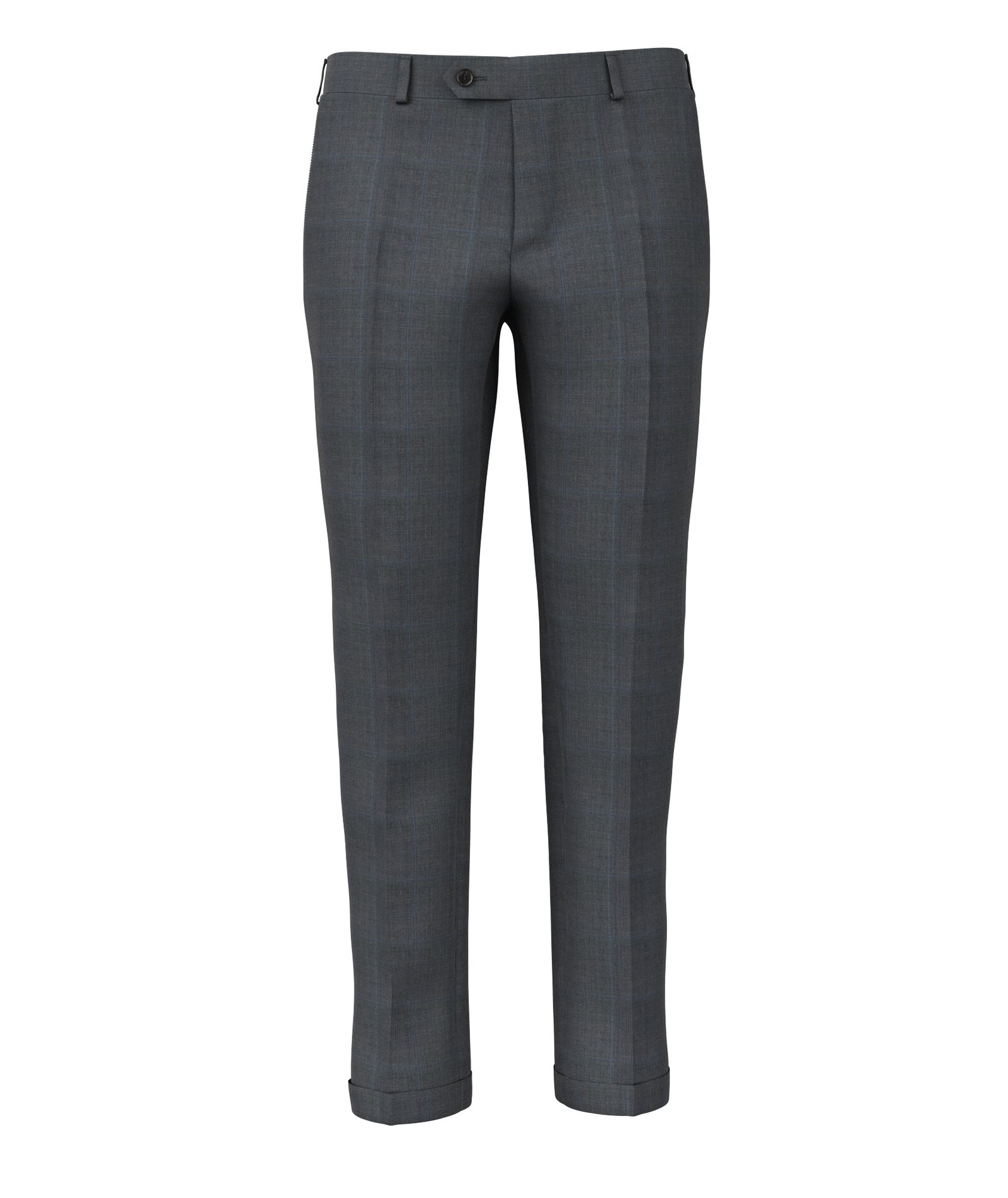 Image of Pantaloni da uomo su misura, Reda, Principe di Galles Grigio, Quattro Stagioni | Lanieri