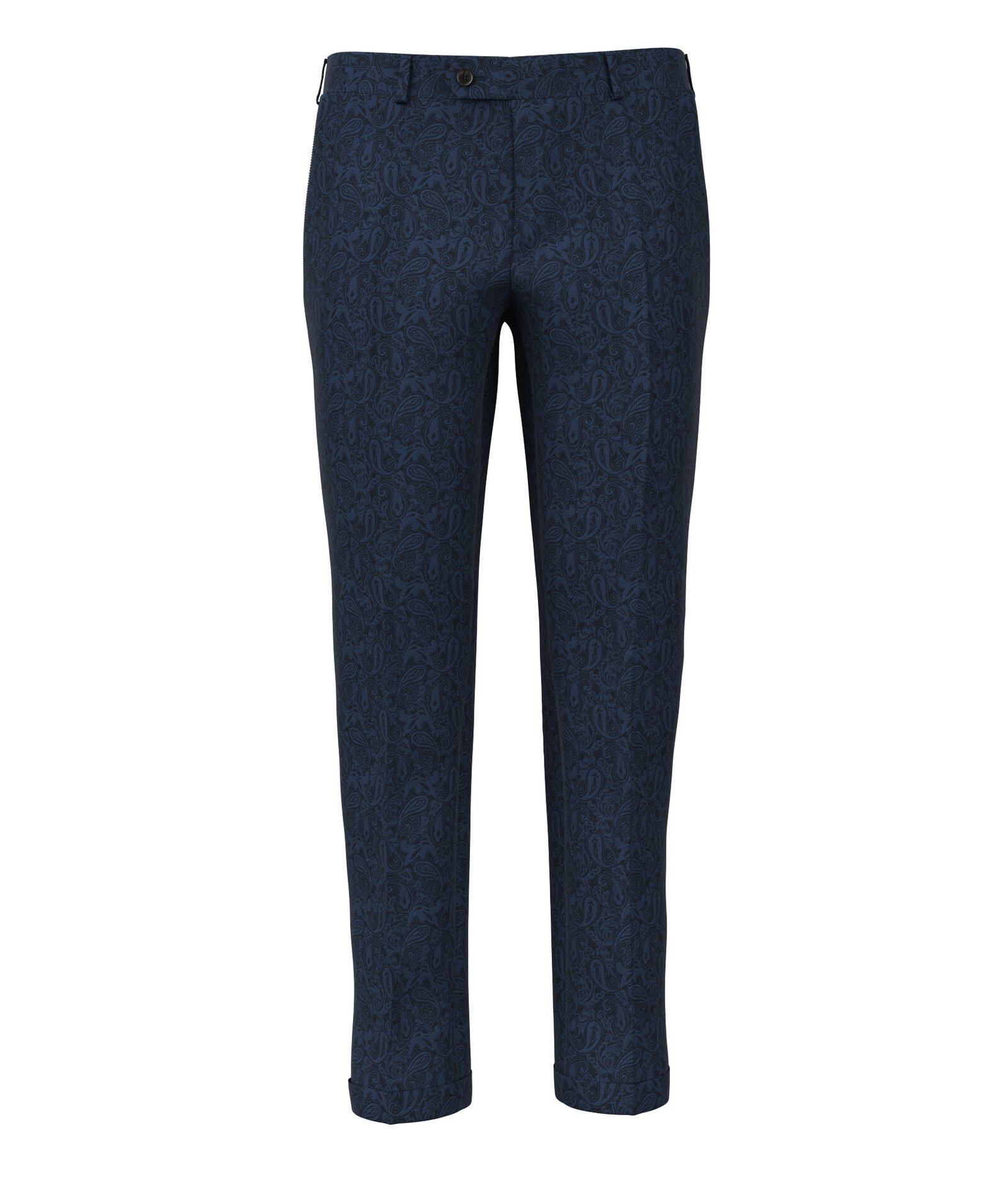 Image of Pantaloni da uomo su misura, Lanificio Zignone, Jaquard Paisley, Quattro Stagioni | Lanieri