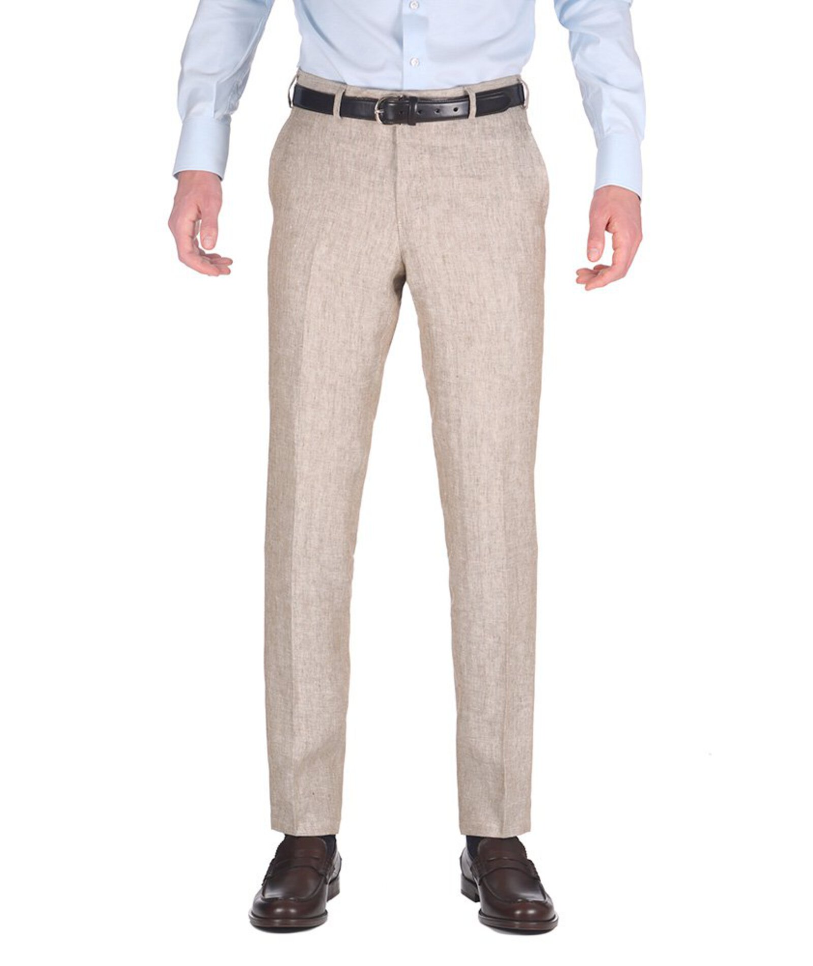 Beige Linen Chinos For Men Online, Custom Tailored | Lanieri