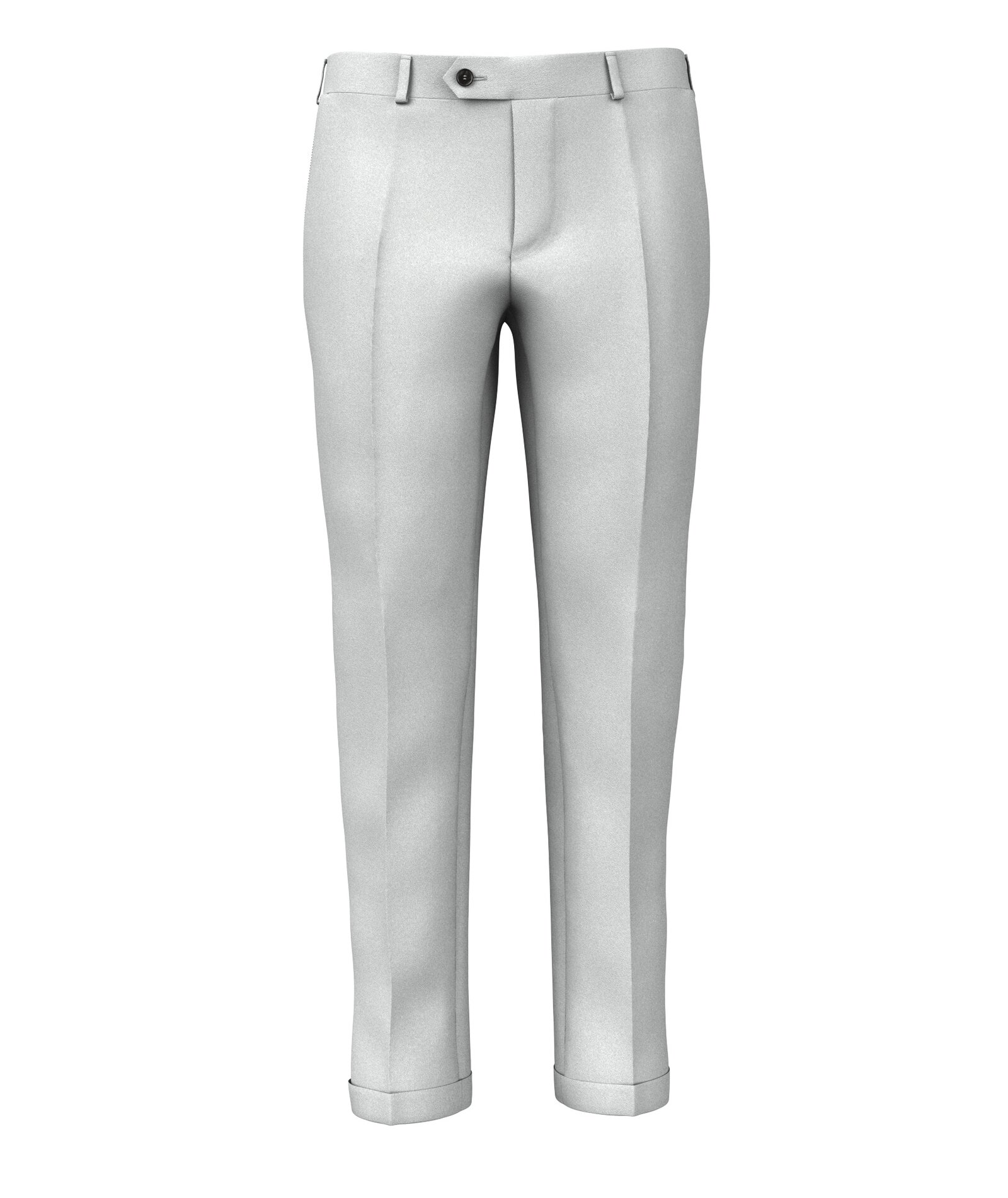 Image of Pantaloni da uomo su misura, Lanificio Zignone, Grigio Autentico, Quattro Stagioni | Lanieri