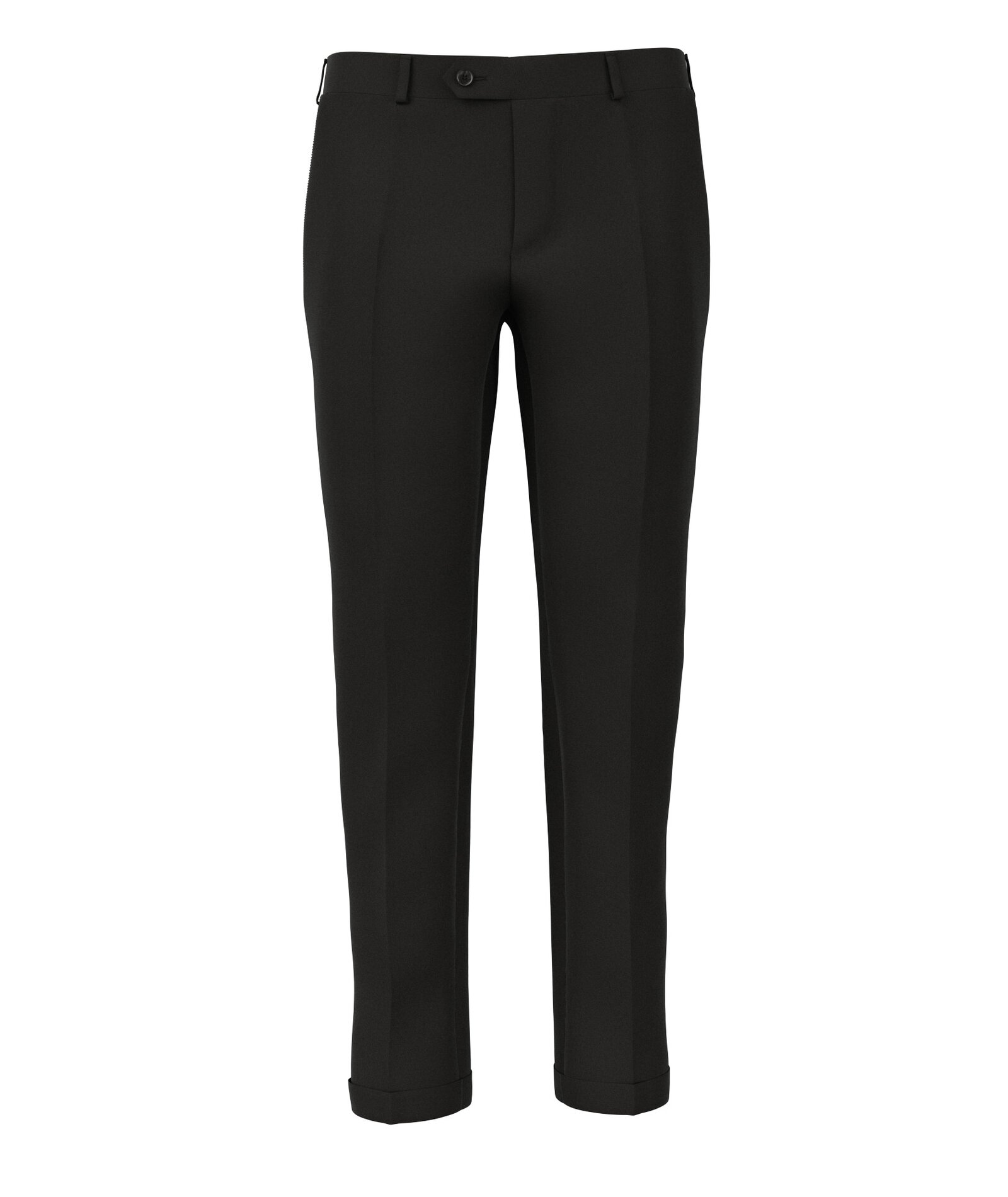 Image of Pantaloni da uomo su misura, Reda, Nero Lana Microdesign, Quattro Stagioni | Lanieri