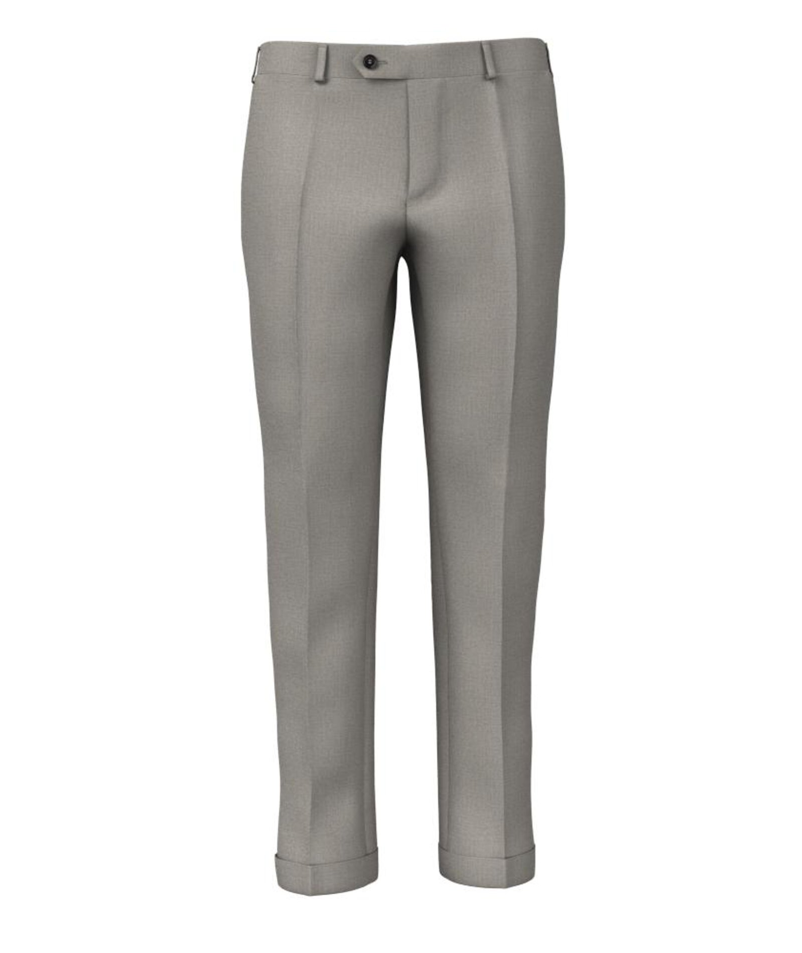 Image of Pantaloni da uomo su misura, Reda Flexo, Grigio Chiaro Comfort Stretch, Quattro Stagioni | Lanieri