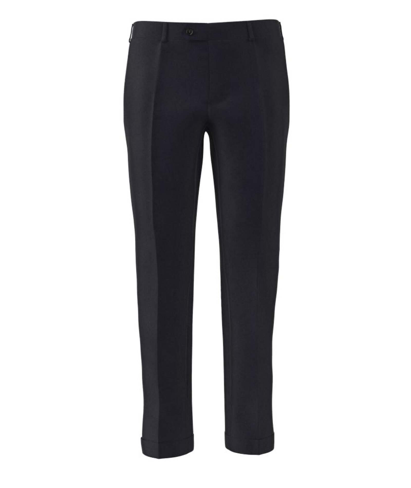 Image of Pantaloni da uomo su misura, Reda Flexo, Blu Comfort Stretch, Quattro Stagioni | Lanieri