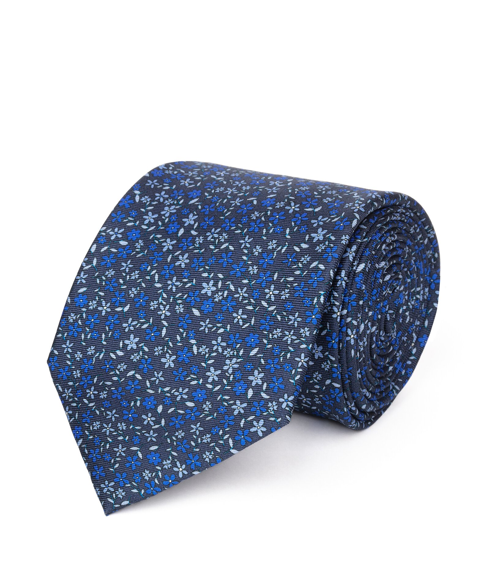 Image of Cravatta su misura, Lanieri, Blu Oltremare twill di Seta, Quattro Stagioni | Lanieri
