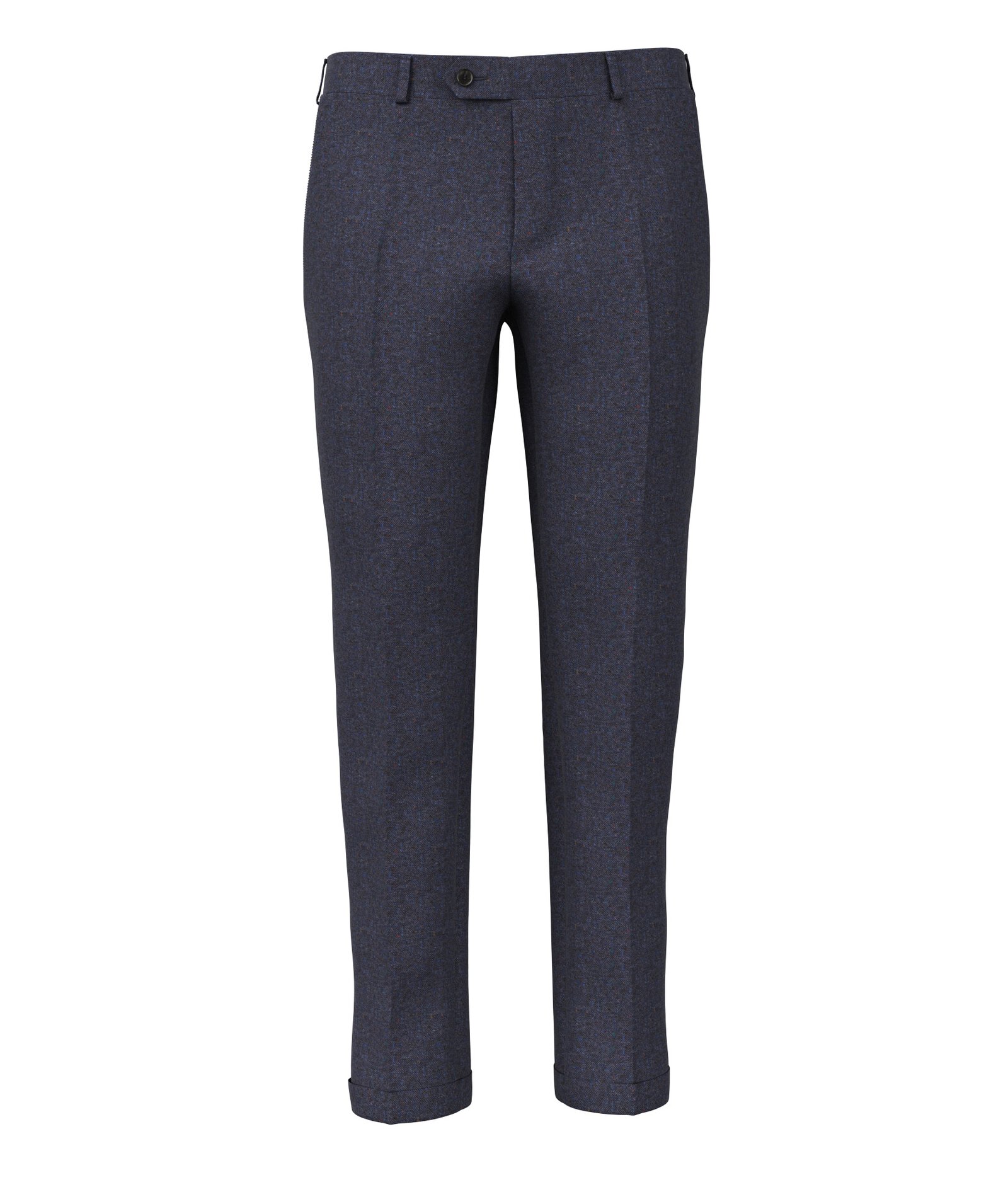 Image of Pantaloni da uomo su misura, Bottoli, Blu in Knickerbocker di Lana, Autunno Inverno | Lanieri
