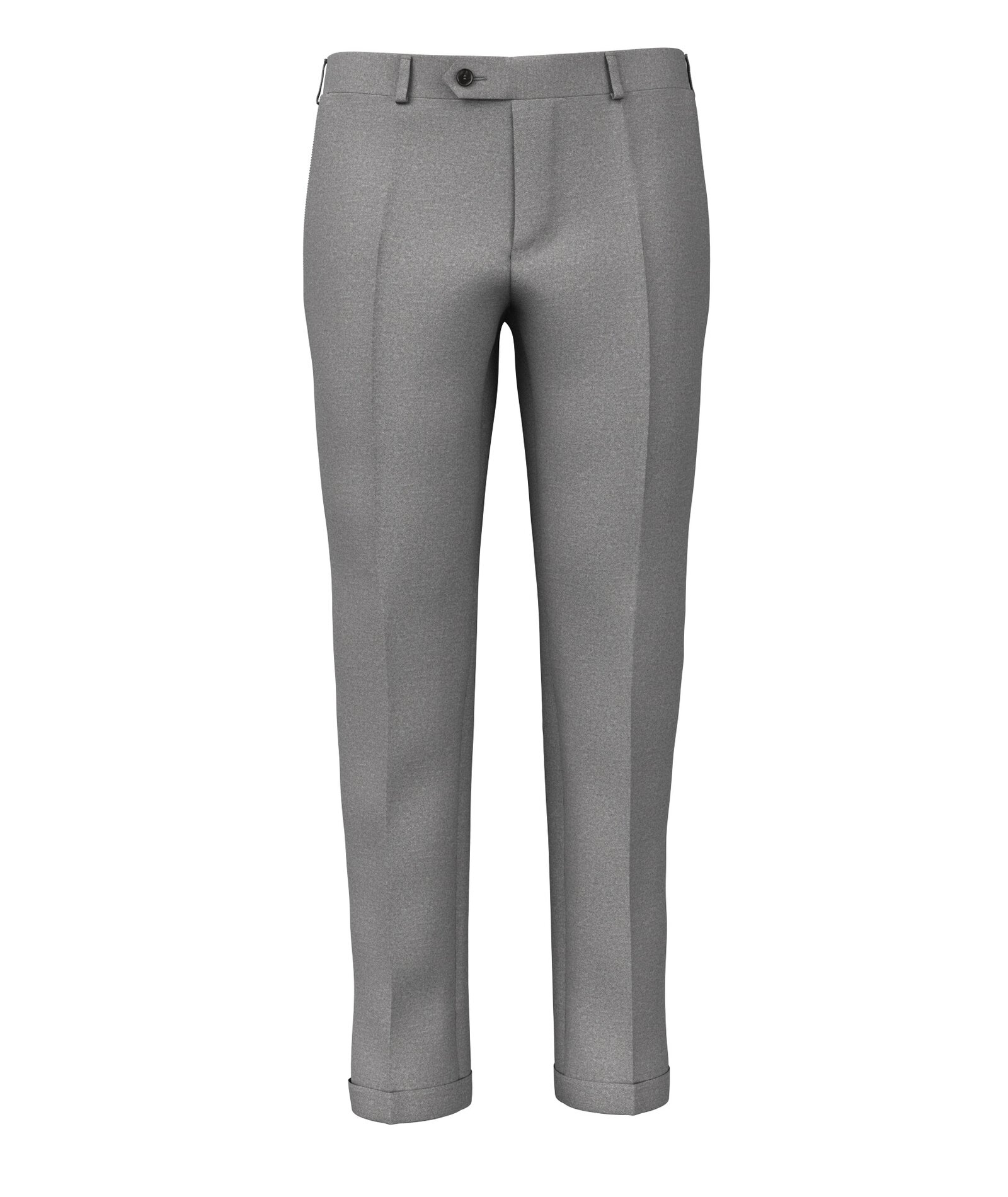 Image of Pantaloni da uomo su misura, Drago, Grigio in Twill di Lana, Autunno Inverno | Lanieri