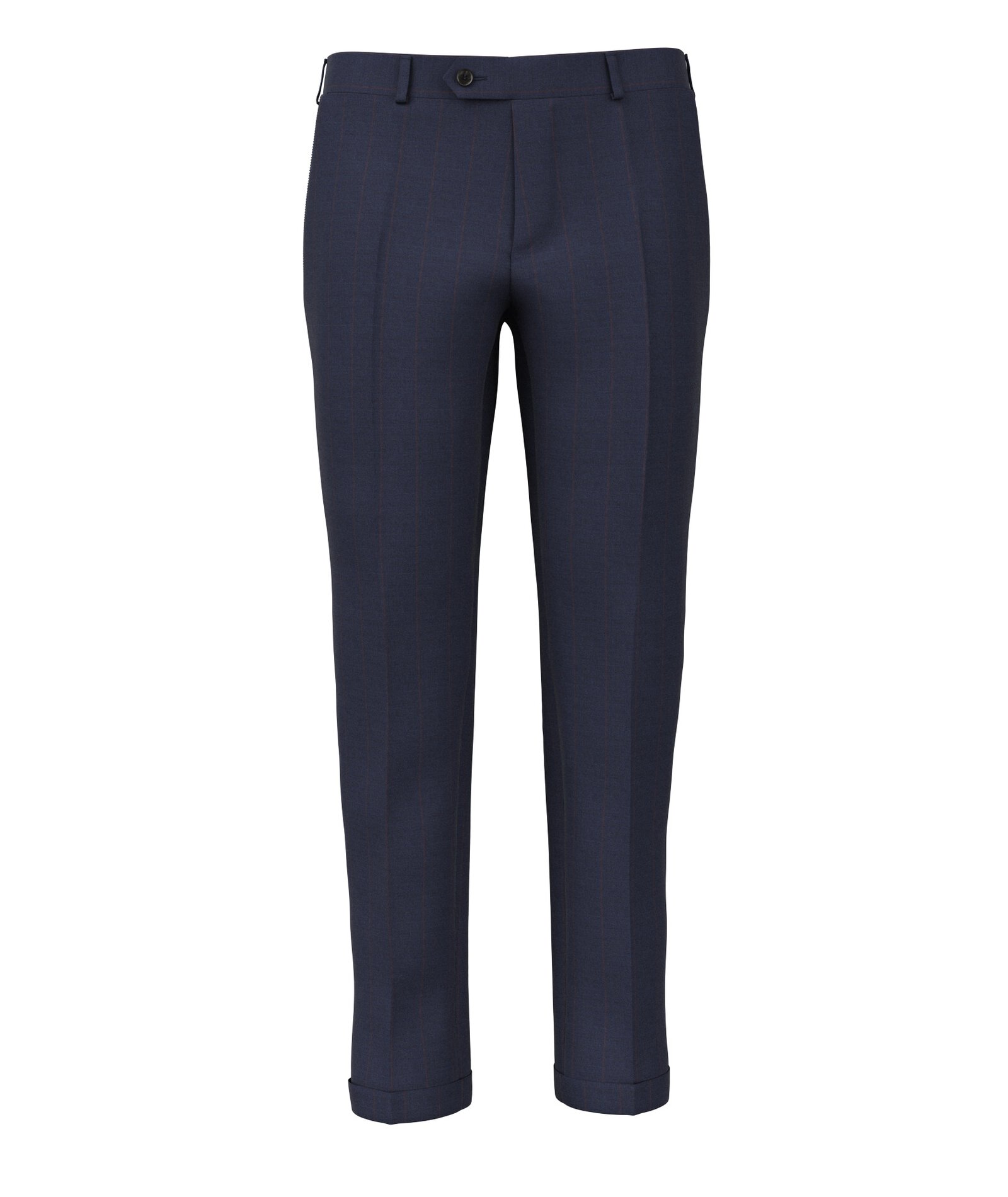 Pantaloni da uomo su misura, Loro Piana, Blu in Tela di Lana stretch, Quattro Stagioni | Lanieri product