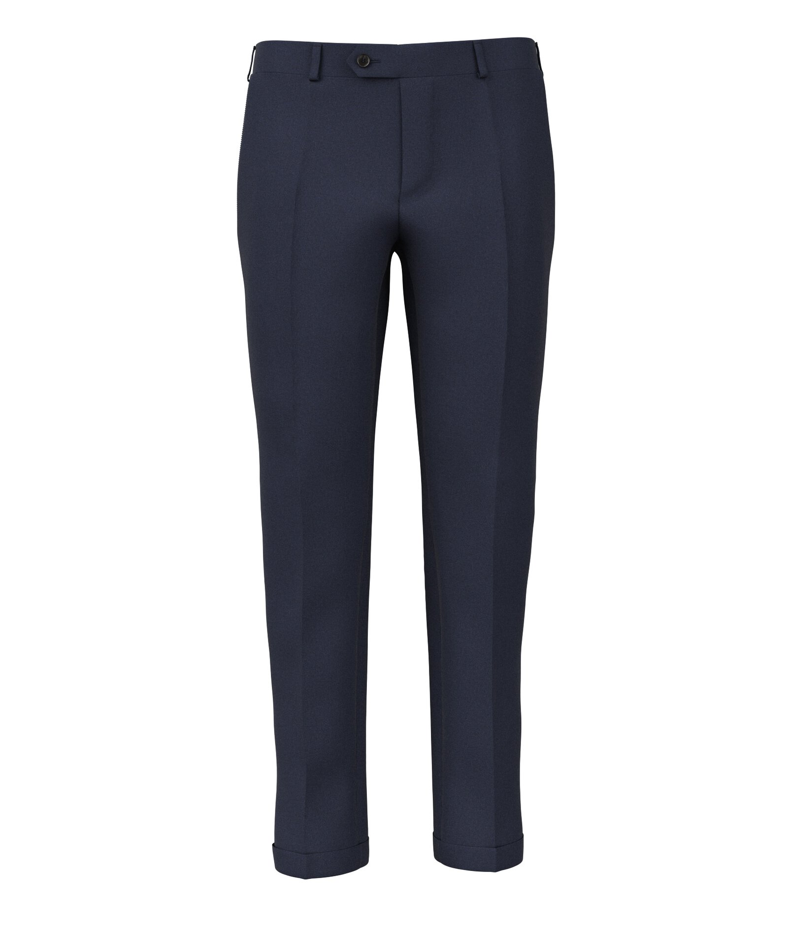 Image of Pantaloni da uomo su misura, Lanificio Zignone, Blu in Tela Flanella di Lana e Cashmere, Autunno Inverno | Lanieri