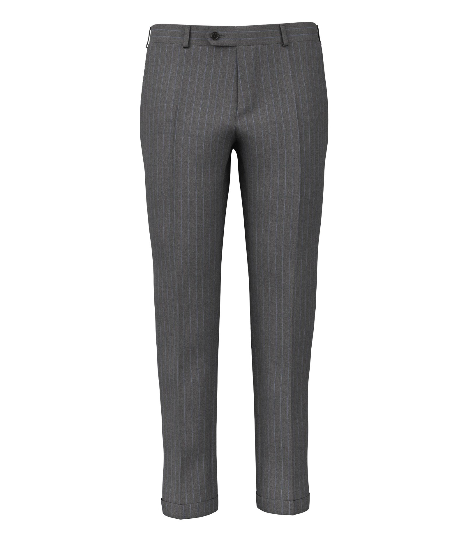 Image of Pantaloni da uomo su misura, Lanificio Zignone, Grigio in Tela di Lana e Cashmere, Autunno Inverno | Lanieri